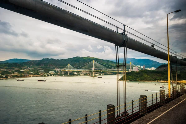 Ponte Tsing Ma, Hong Kong, China . — Fotografia de Stock