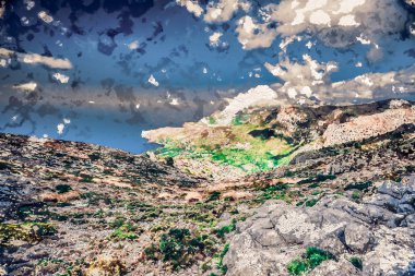 Mallorca Adası, Spai'nın Batı tarafında güzel dağlar