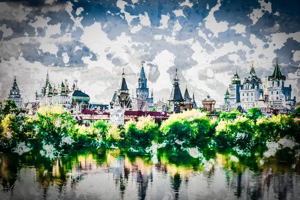 Izmaylovo Kremlin în Moscova, Rusia — Fotografie, imagine de stoc