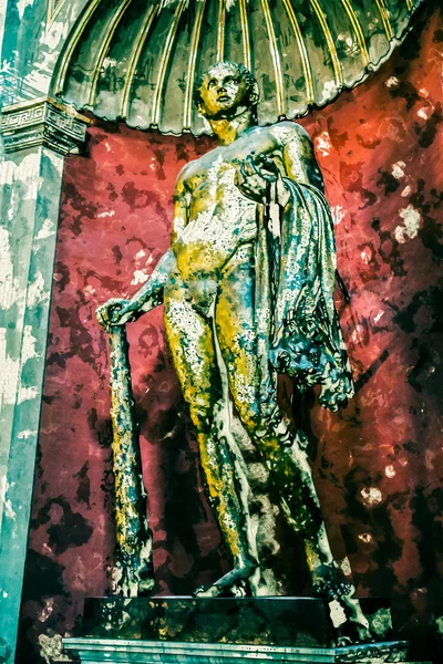 Hércules do Teatro de Pompeu nos Museus do Vaticano — Fotografia de Stock