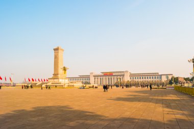 Tiananmen Meydanı ' nda Beijing halkların kahramanları Anıtı