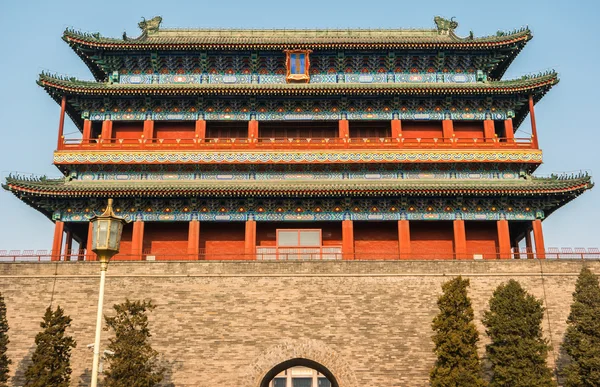 Pekin, Çin Tiananmen Meydanı 'ndaki Zhengyangmen Kapısında