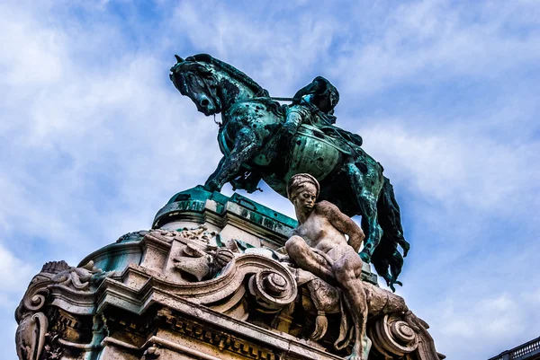 Detalle de la estatua de Savoyai Eugen en Budapest . — Foto de Stock