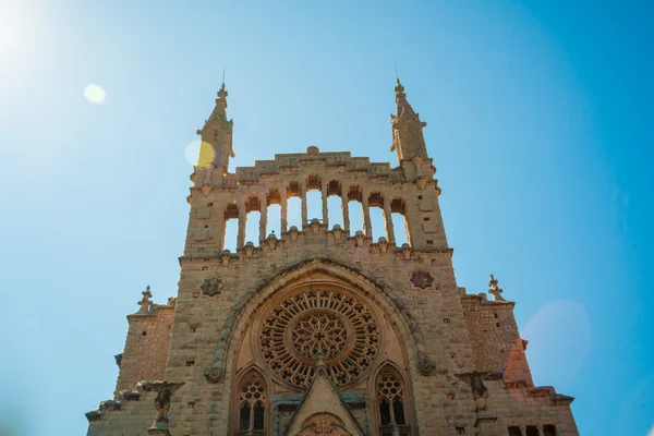 Die kirche von sant bartomeu, heiliger bartholomäus, in soller — Stockfoto