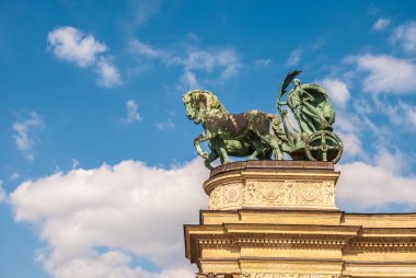 Budapeşte'kahramanlar Meydanı anıt detay
