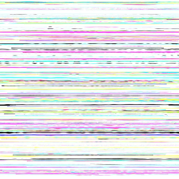 Glitchy gestreepte textuur. — Stockvector