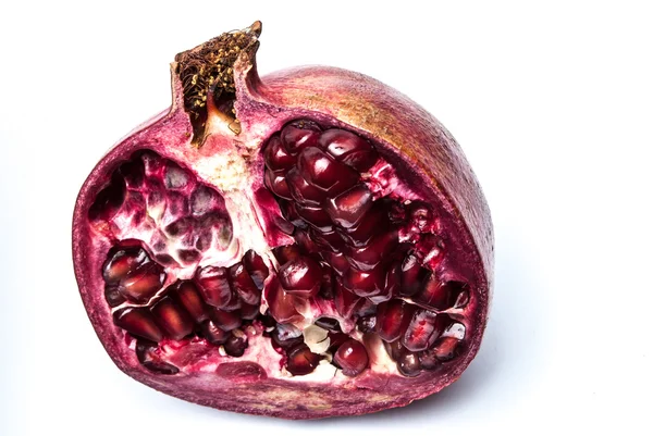 Pomegranate isolated on white — Stock Photo, Image