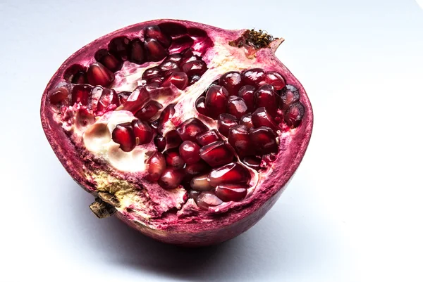 Pomegranate isolated on white — Stock Photo, Image