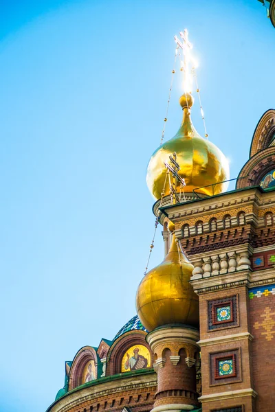 Chiesa del Salvatore sul Sangue a San Pietroburgo, Russia . — Foto Stock