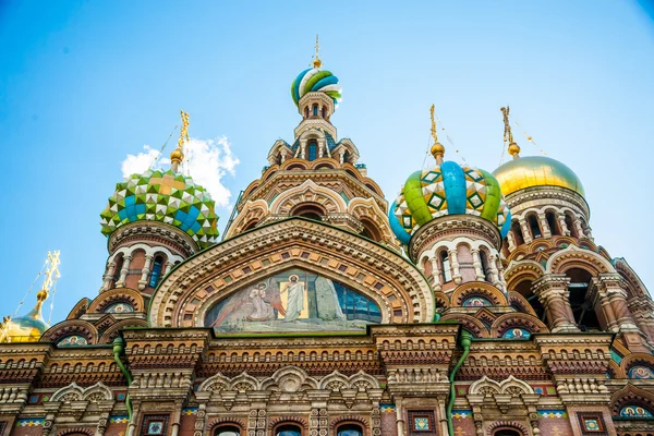 Chiesa del Salvatore sul Sangue a San Pietroburgo, Russia . — Foto Stock