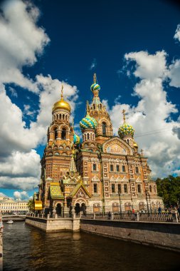Kan, Saint-Petersburg, Rusya üzerinde kurtarıcı Kilisesi.