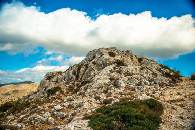 Mallorca Adası, Spai'nın Batı tarafında güzel dağlar