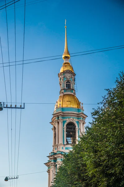 Catedral de São Nicolau, Nikolsky sóbrio em São Petersburgo — Fotografia de Stock