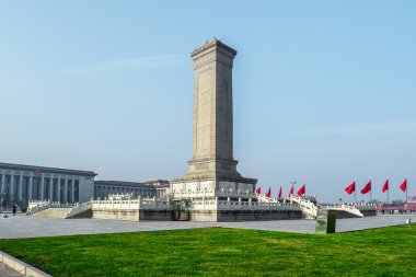 Tiananmen Meydanı ' nda Beijing halkların kahramanları Anıtı
