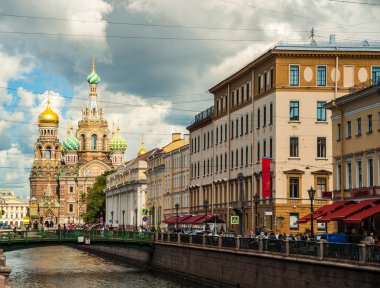Kan, Saint-Petersburg, Rusya üzerinde kurtarıcı Kilisesi.