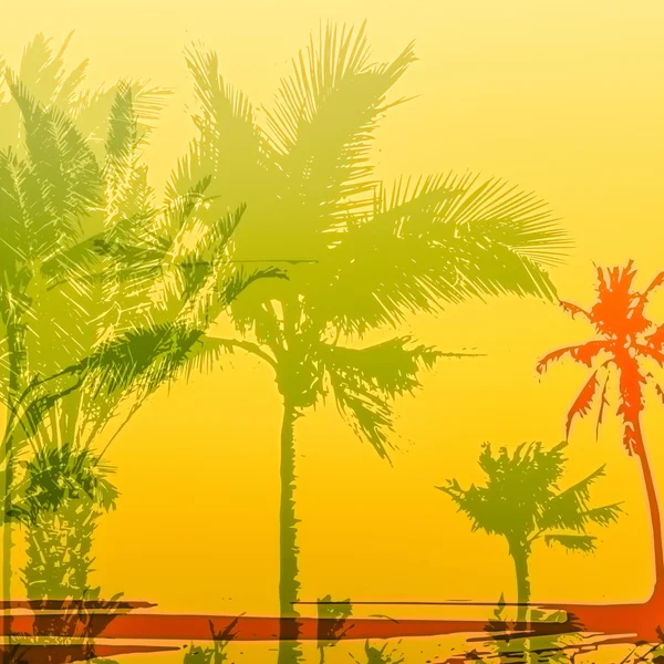 Palm tree print — Stock Photo, Image