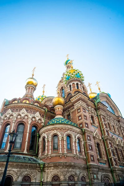 Kan, Saint-Petersburg, Rusya üzerinde kurtarıcı Kilisesi. — Stok fotoğraf