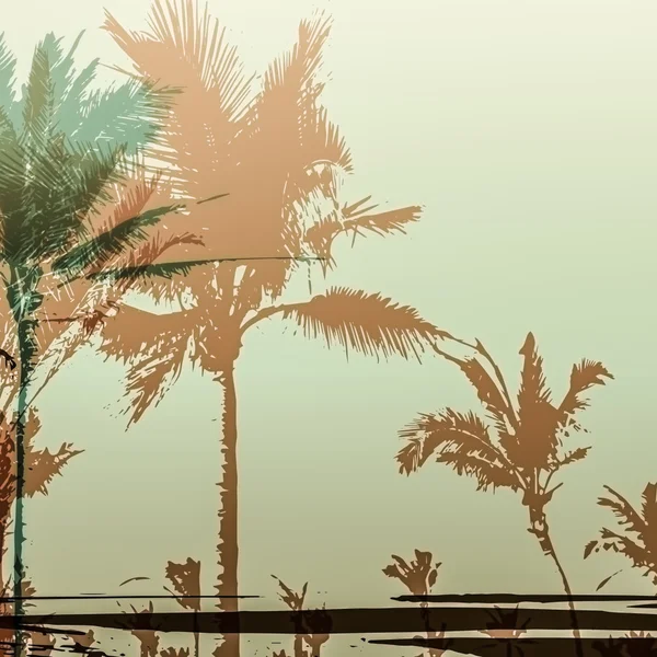 Palm Tree Print — Stockfoto