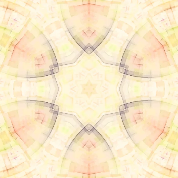 Abstraktes kaleidoskopisches Muster. — Stockfoto