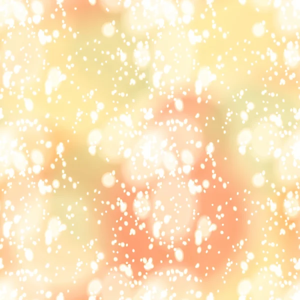 Kleurrijk wazig achtergrond met sneeuw overlay, naadloze — Stockfoto