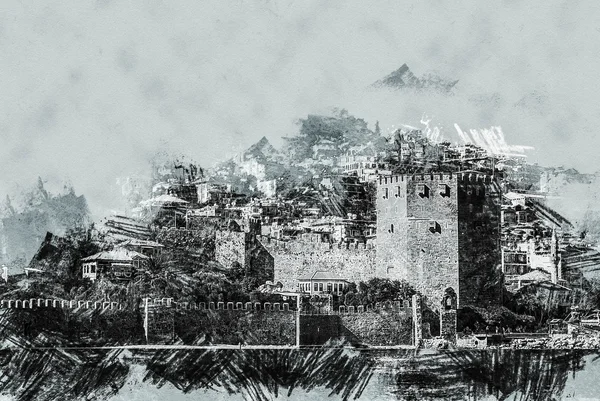 阿拉尼亚的城堡 — 图库照片