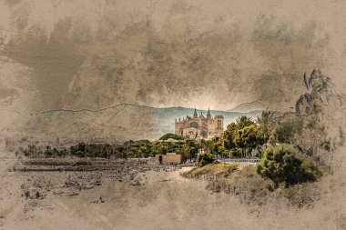 Görünüm beach, Palma de Mallorca