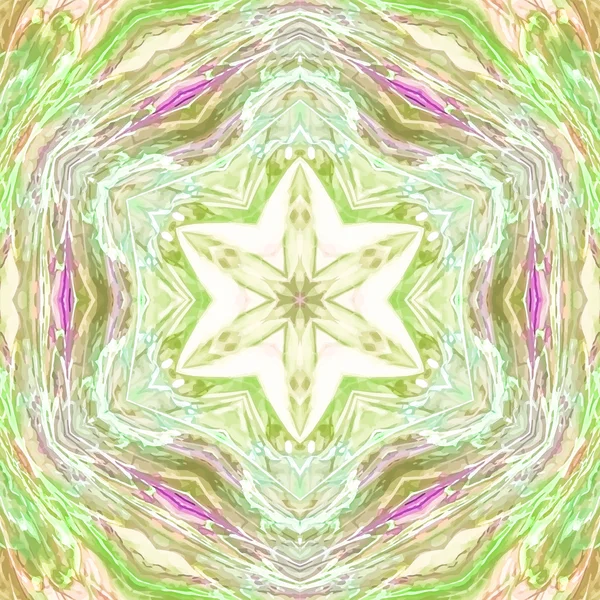 Abstract kaleidoscopic pattern. — Stock Photo, Image