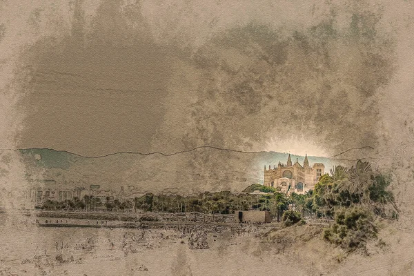 Görünüm beach, Palma de Mallorca