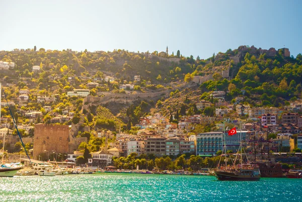 Slottet i alanya — Stockfoto