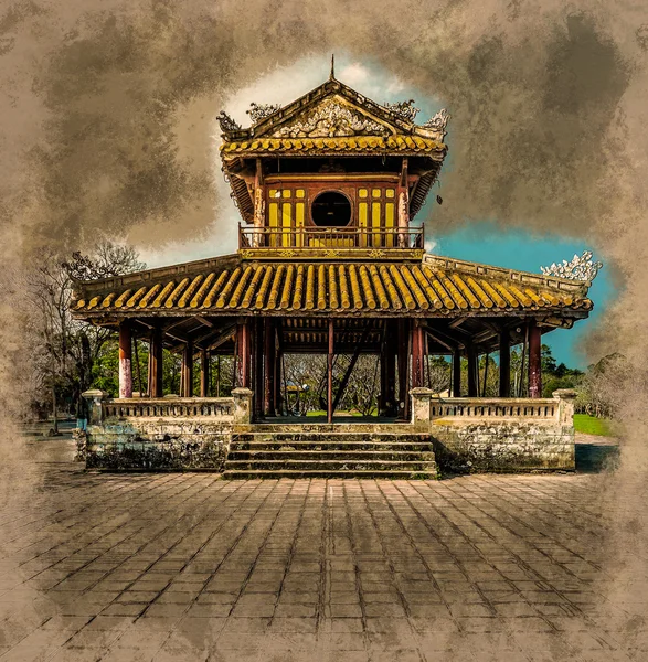 Zitadelle im Farbton in Vietnam — Stockfoto
