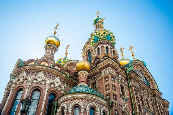 Kan, Saint-Petersburg, Rusya üzerinde kurtarıcı Kilisesi. — Stok fotoğraf