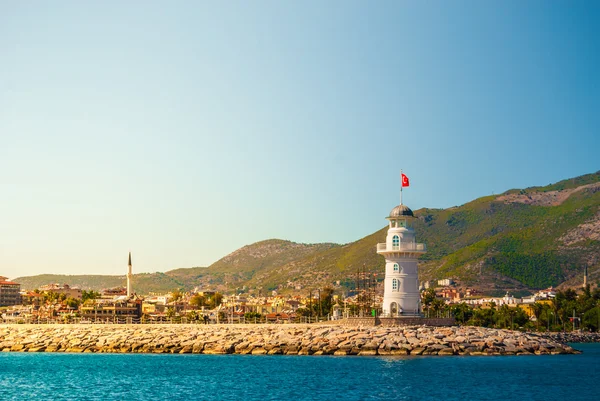 Fyren i Alanya — Stockfoto