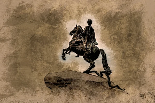 The Bronze Horseman — Stock Photo, Image