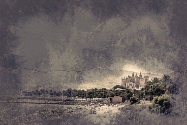 Görünüm beach, Palma de Mallorca