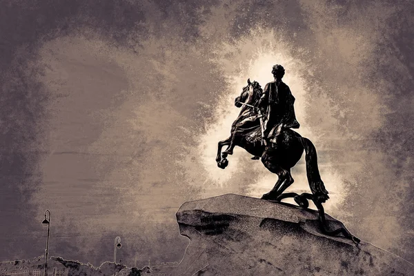 The Bronze Horseman — Stock Photo, Image