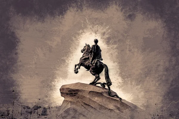 The Bronze Horseman — Stock Photo, Image