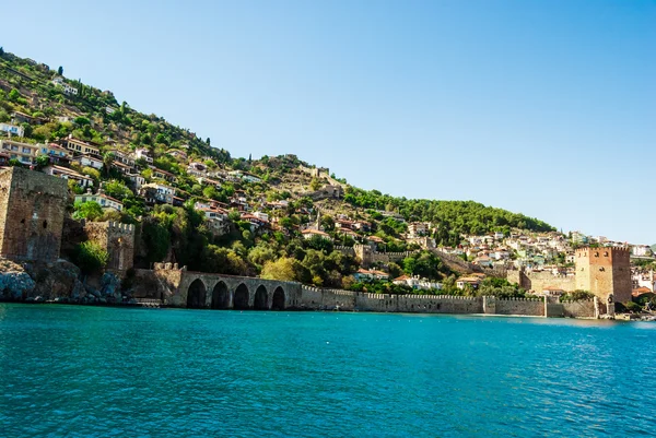 Slottet i alanya — Stockfoto