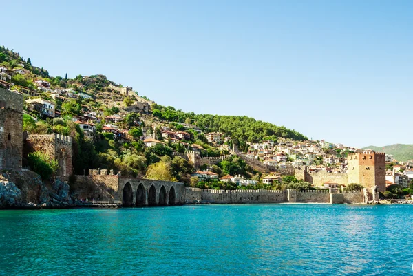 Slottet i alanya — Stockfoto