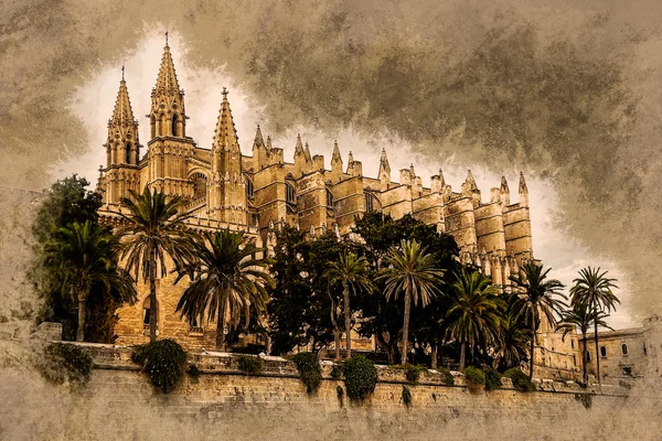 Palma de Mallorcas katedral. — Stockfoto