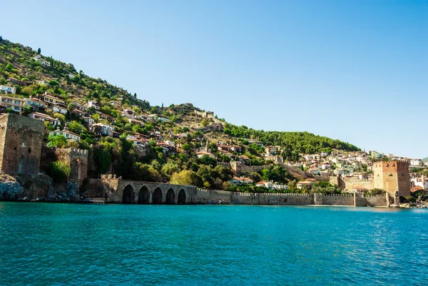 Slottet i alanya — Stockfoto