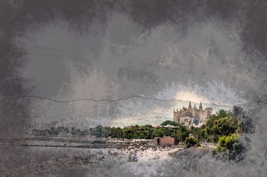 Görünüm beach, Palma de Mallorca