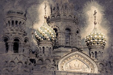 Kan, Saint-Petersburg, Rusya üzerinde kurtarıcı Kilisesi.