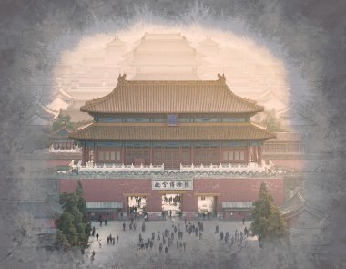 Pekin, Çin 'de yasak şehir.