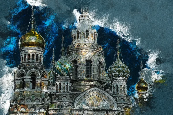 Church of the Savior on Blood in Saint-Petersburg, Russia. — Stock Photo, Image