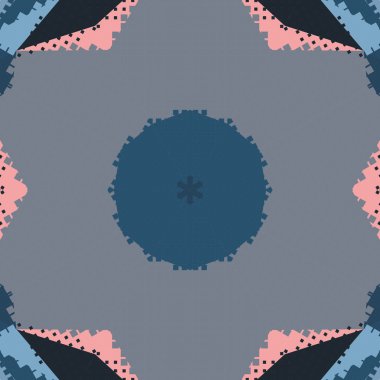 Düz etnik seamless modeli.