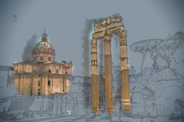 Roma Forumunun Harabeleri
