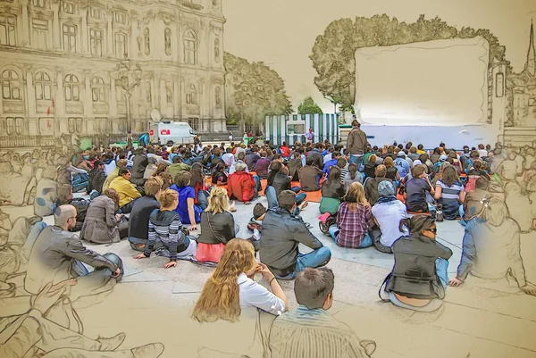 Hotel de Ville, París, Francia . — Foto de Stock