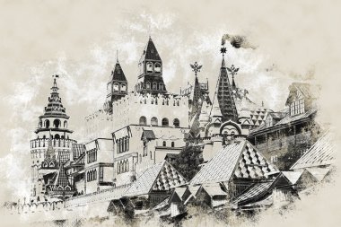 izmaylovo kremlin, Moskova, Rusya