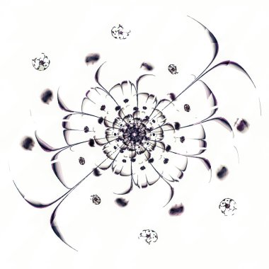 dijital olarak suluboya çiçek doku yeniden