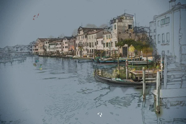 Blick in Venedig — Stockfoto